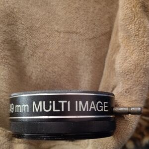 49mm Multi Image Camera Lens Adapter - Black/Silver